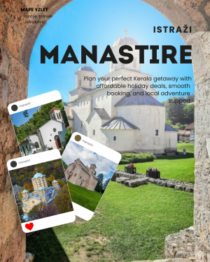 Mapa Manastira Srbije